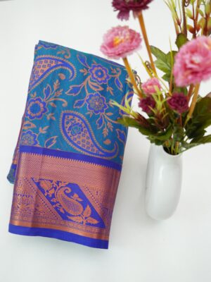 B Peacock kanchi Pattu Saree