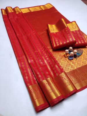 Luxury Bridal Buttas Kanchi Silk Saree