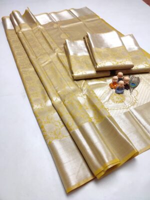 Dual Tone Kanchi Silk Saree