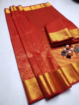 Premium Bridal Kanchi Silk Saree