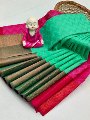 Luxury Pastel Semi Silk Saree