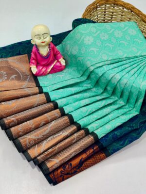 Pastal Semi Silk Saree