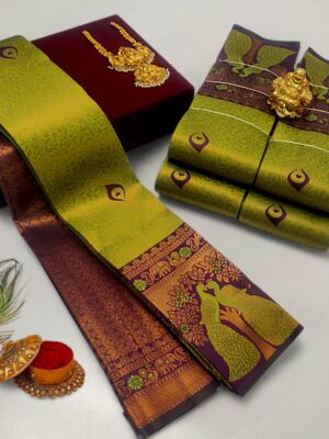 Premium Peacock Designer Saree