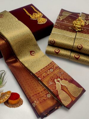 Premium Peacock Designer Saree