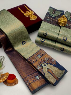 Premium Peacock Designer Saree