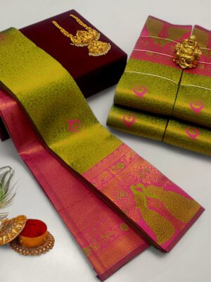 Premium Peacock Designer Saree