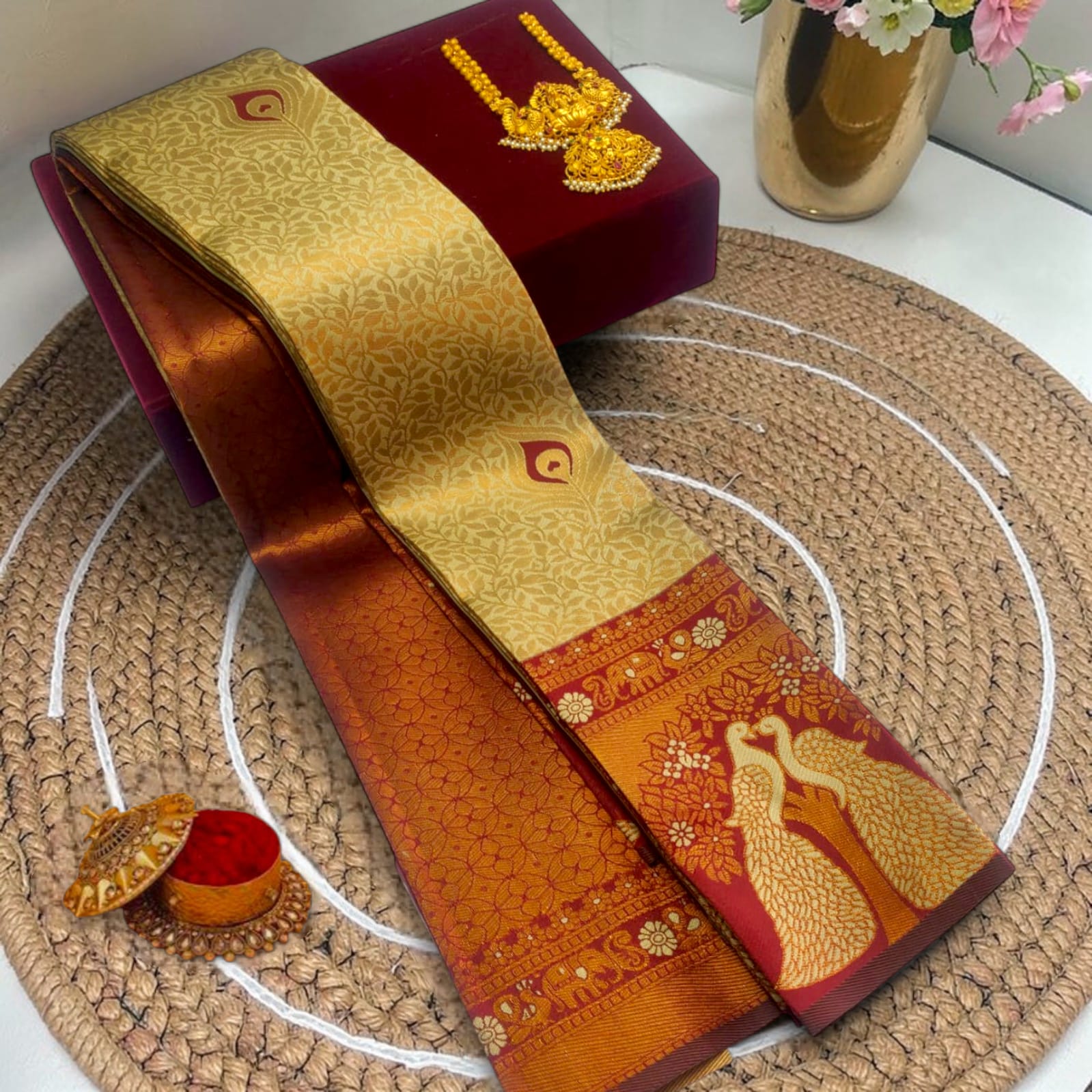 a Designer Saree