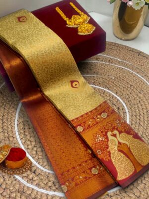 Premium Peacock Designer Saree