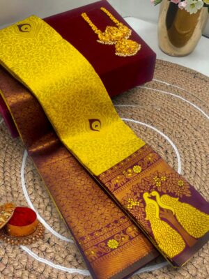 Premium Peacock Designer Saree