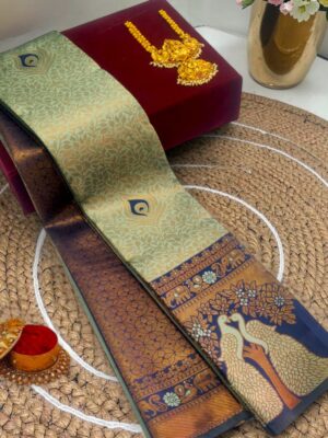 Premium Peacock Designer Saree