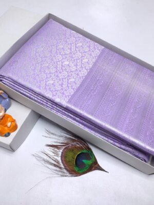 Lavender Kanchi Silk