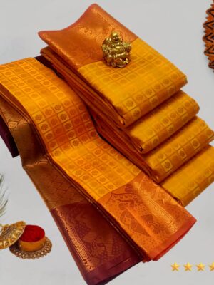 Mustard Kanchi Silk