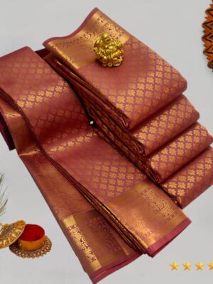 Copper Brown Kanchi Silk
