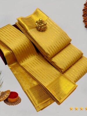 Royal Yellow Kanchi Silk