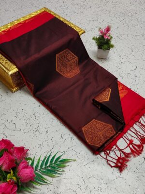 Royal Wine Meeron Saree