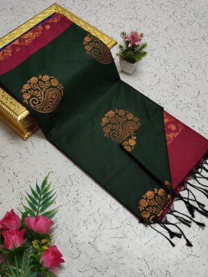 Emerald Green Premium Saree