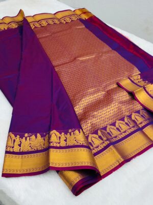 Kanchi Pallakku Saree