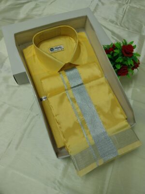 Aishwaryam mango Mens shirt and Dhotis