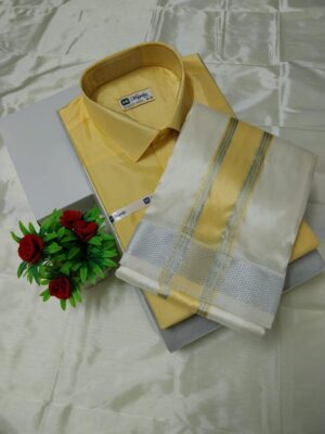 Aishwaryam mango Mens shirt and Dhotis