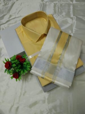 Aishwaryam mango Mens shirt and Dhotis
