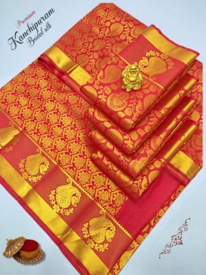 Red Bridal Silk Saree